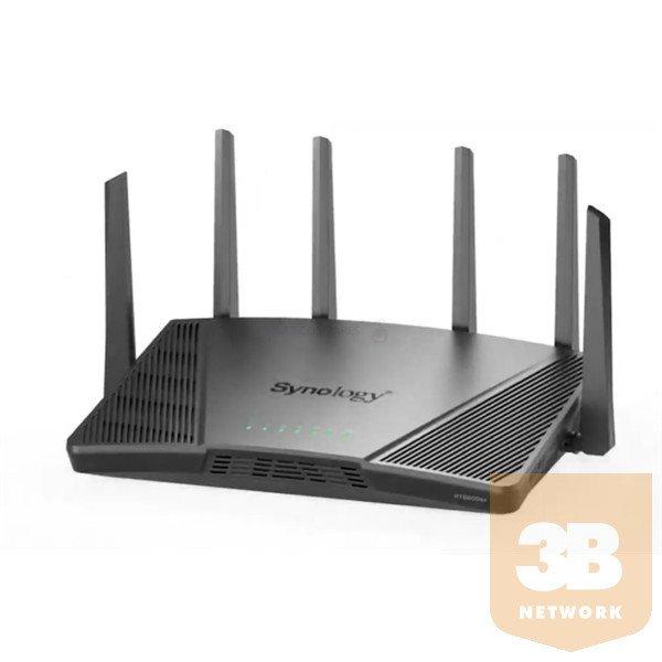 SYNOLOGY Router 1x1000Mbps + 1x2500Mbps DualWan, 3x1000Mbps + 1x2500Mbps, 4x4
MIMO, WiFi6, - RT6600ax