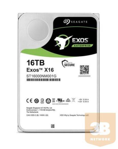 Seagate Exos X16, 3.5'', 16TB, SATA/600, 7200RPM, 256MB cache