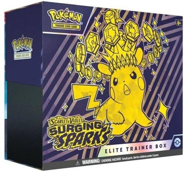 Kartová hra TCG: Scarlet & Violet Surging Sparks Elite Trainer Box (Pokémon)