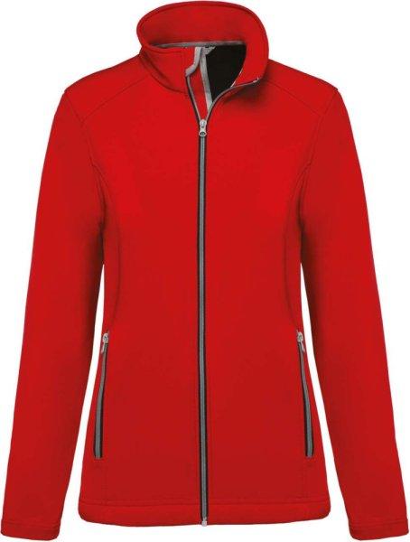 Női két rétegű softshell dzseki, Kariban KA425, Red-L