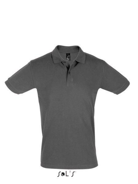 Férfi PERFECT két gombos rövid ujjú galléros piké pamut póló, SOL'S
SO11346, Dark Grey-2XL