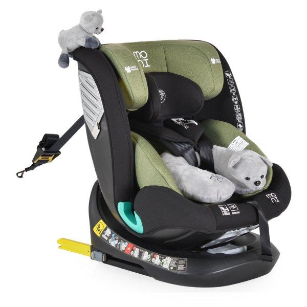 Moni Serengeti I-Size 360°-ban forgatható ISOFIX gyermekülés (40-150 cm) -
Zöld