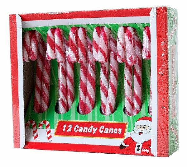 Candy Canes Strawberry epres cukorpálca nyalóka csomag 12db 144g