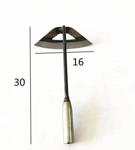 Kézi gyomvágó, Üreges kapa rozsdamentes acélból, Kertészeti eszköz
gyomirtáshoz