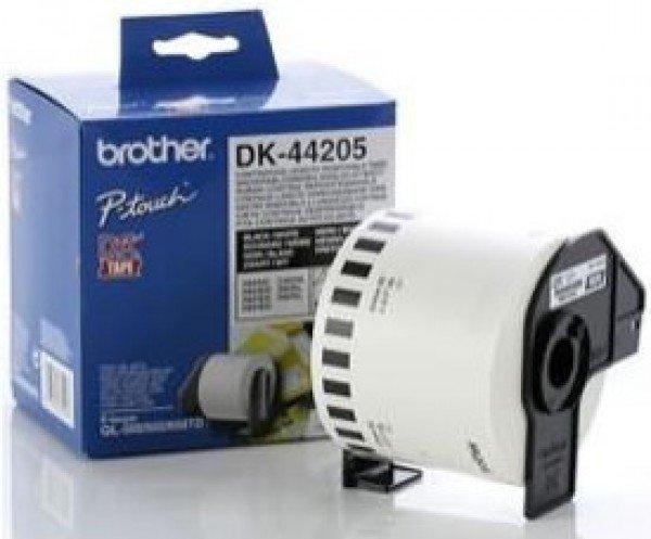 Brother DK-44205 62 mm x 30,48m könnyen eltávolítható öntapadós
papírszalag tekercsben