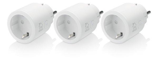 Deltaco SMART HOME SH-P01-3P WiFi, 1xCEE 7/3, 10A, fehér, időzítős,
3db/csomag Aljzat