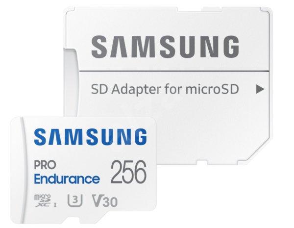 SAMSUNG SD kártya, 256GB, PRO ENDURANCE