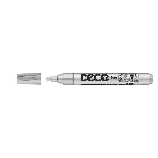 Lakkmarker, decomarker 2-4mm, kerek Ico ezüst