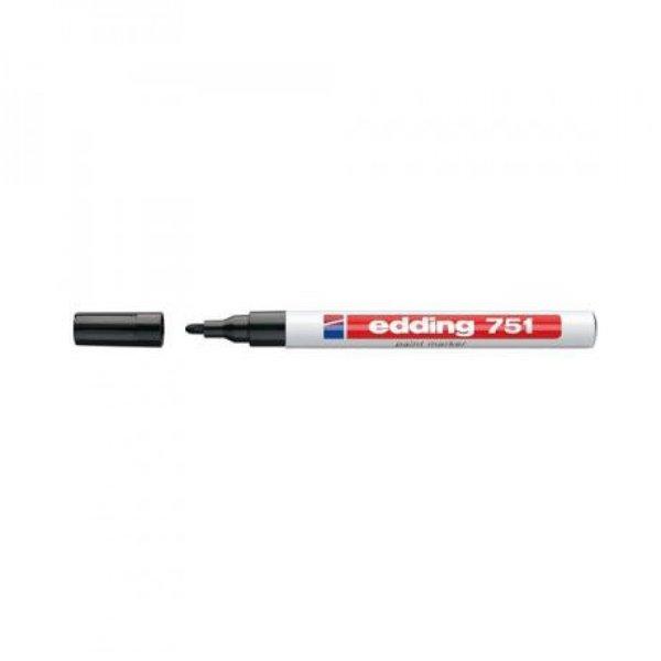 Lakkmarker 1-2mm, kerek Edding 751 fekete