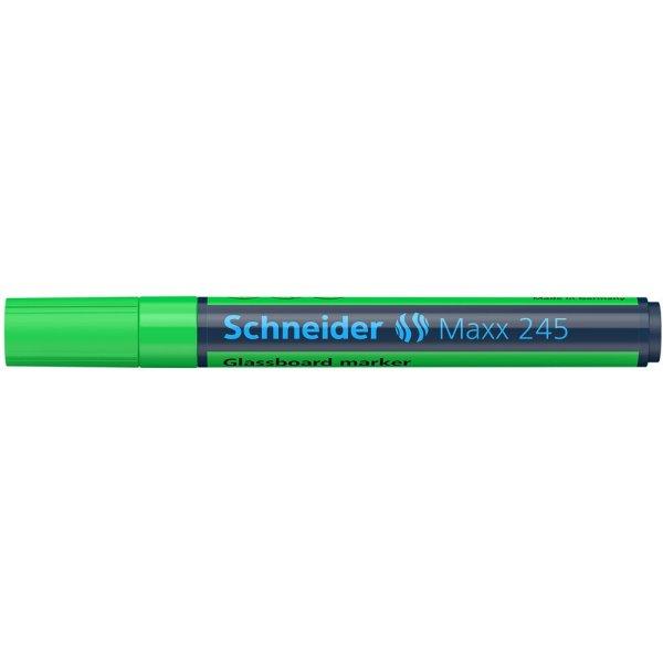 Üvegtábla marker 1-3mm, Schneider Maxx 245 zöld