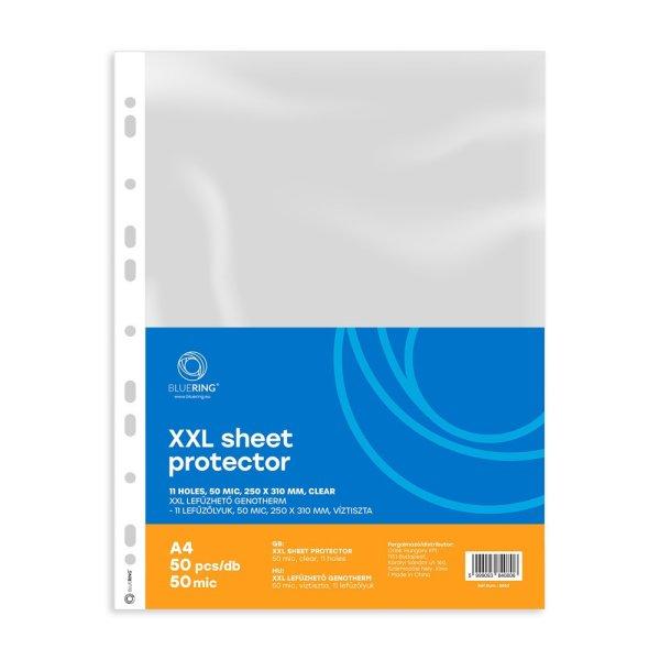 Genotherm lefűzhető, A4, XXL 50 micron 250x310mm, extra SZÉLES víztiszta
Bluering® 50 db/csomag