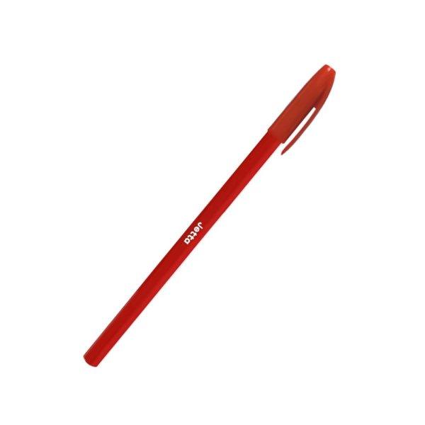 Golyóstoll 0,7mm eldobható, hatszögletű test kupakos Bluering® Jetta,
írásszín piros