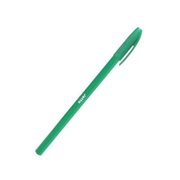 Golyóstoll 0,7mm eldobható, hatszögletű test kupakos Bluering® Jetta,
írásszín zöld