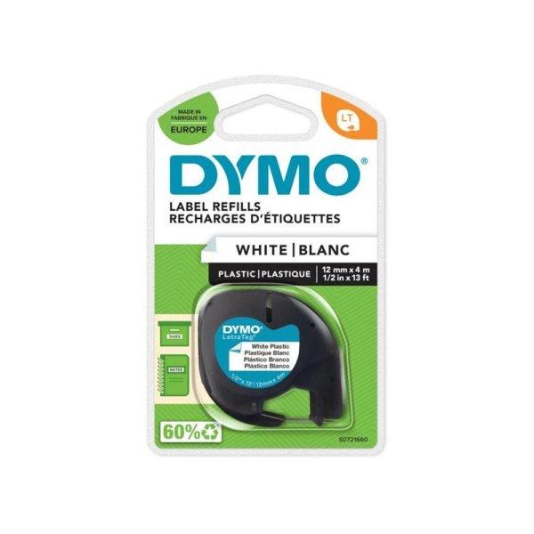 Feliratozógép szalag Dymo Letratag S0721660/59422 12mmx4m ORIGINAL fehér
LEÉRTÉKELT