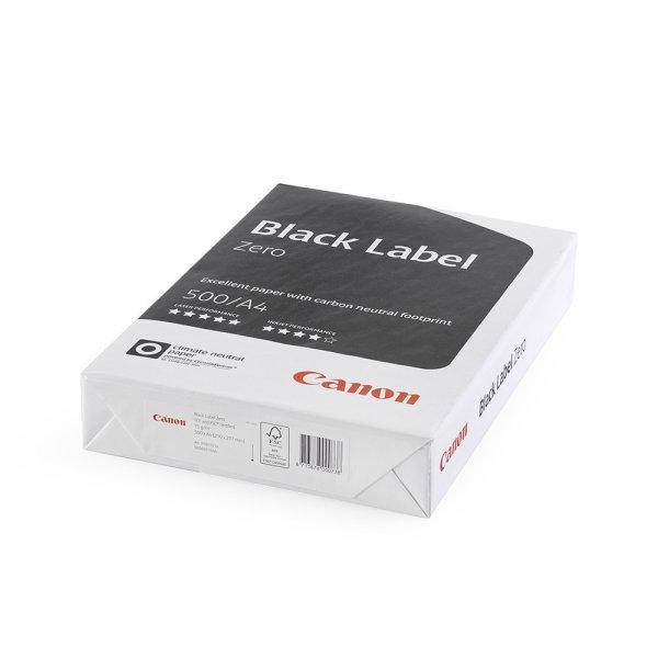 Másolópapír A4, 75g Canon Black Label Zero 500ív/csomag,