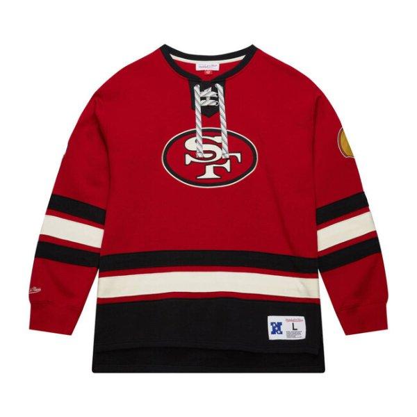 Bluza Mitchell & Ness NFL Heritage Lace-up Crew Vintage Logo San Francisco 49ERS
scarlet