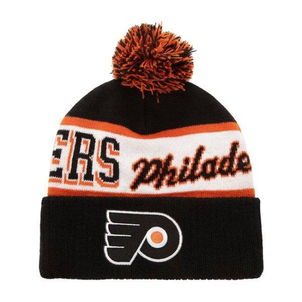 Mitchell & Ness NHL Block Sweep Pom Knit Philadelphia Flyers black