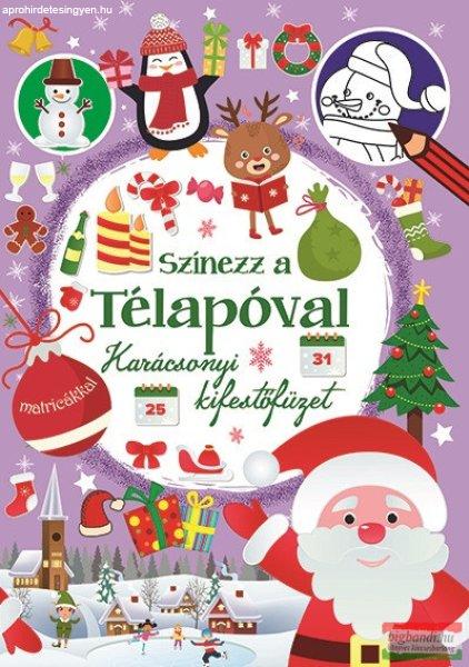 Színezz a Télapóval - Karácsonyi kifestőfüzet matricákkal