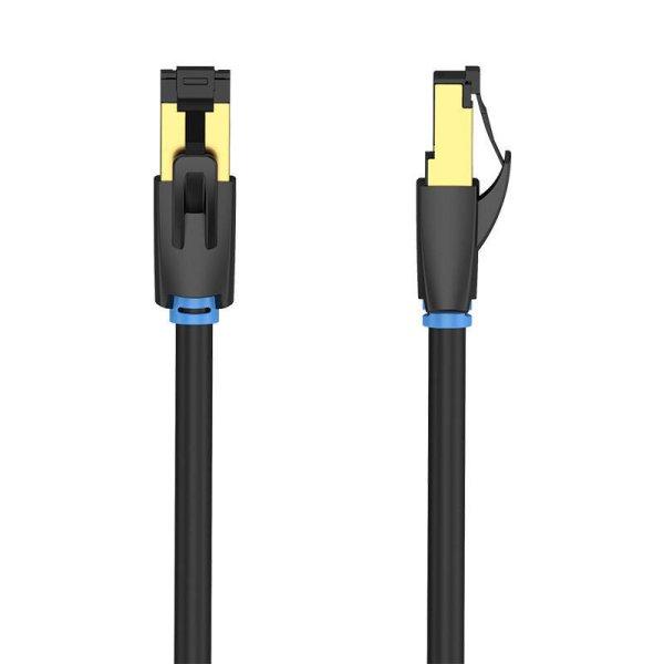 Network Cable CAT8 SFTP Vention IKABF RJ45 Ethernet 40Gbps 1m Black