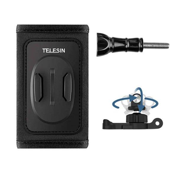 Backpack strap mount kit Telesin with 360° J-hook for sports cameras
(GP-BPM-005)