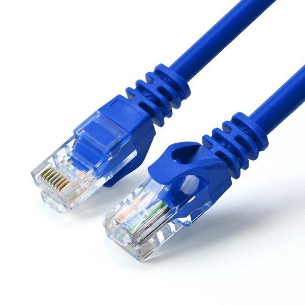 Nestron NCN-P1C6U-025CBL UTP patch kábel, Cat6, réz, kék, 0,25 m