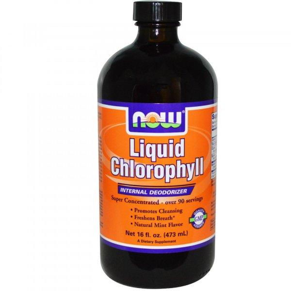 Now liquid chlorophyll borsmenta ízű 473 ml