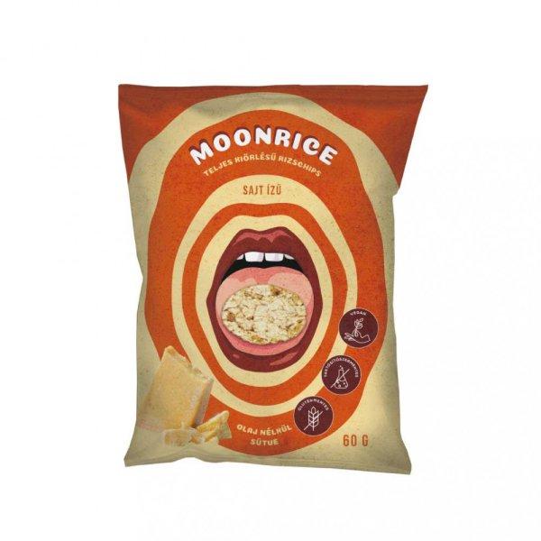 Moonrice rizschips sajt ízű 60 g