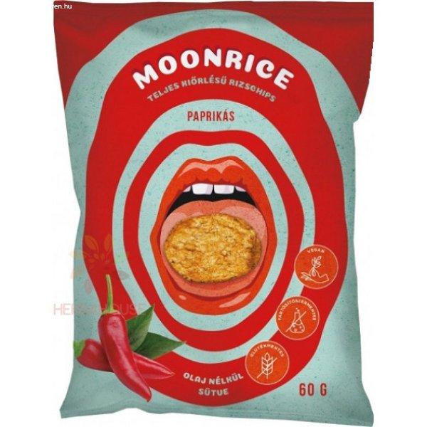 MOONRICE RIZSCHIPS PAPRIKÁS ÍZŰ 60 g