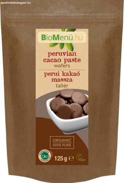 Bio menü bio kakaómassza tallér perui 125 g