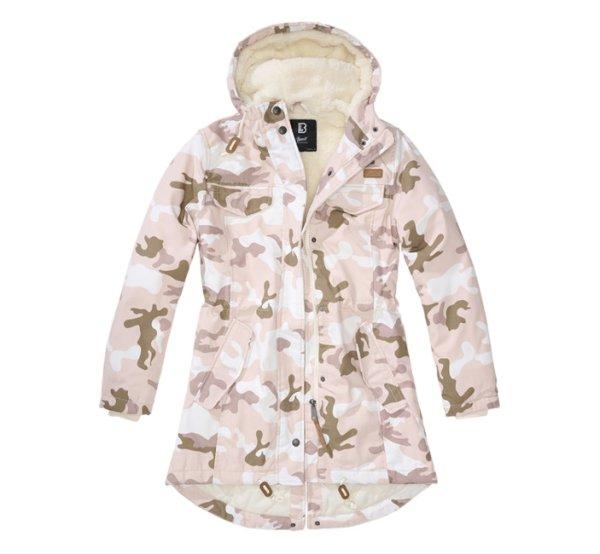 Brandit Marsh lake parka női téli kabát kapucnival, candy camo