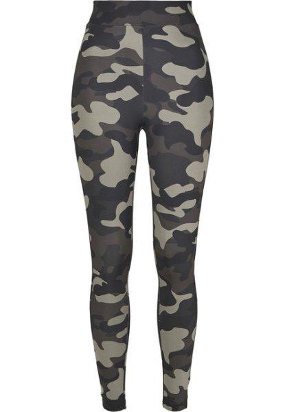 Urban Classics Camo Tech női leggings, dark camo