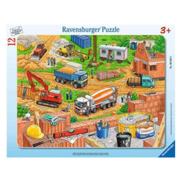 Ravensburger Puzzle 12 db - Munka az építkezésben