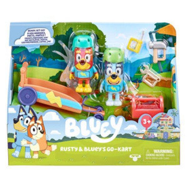 Bluey Gokart Készlet 2 Figurával