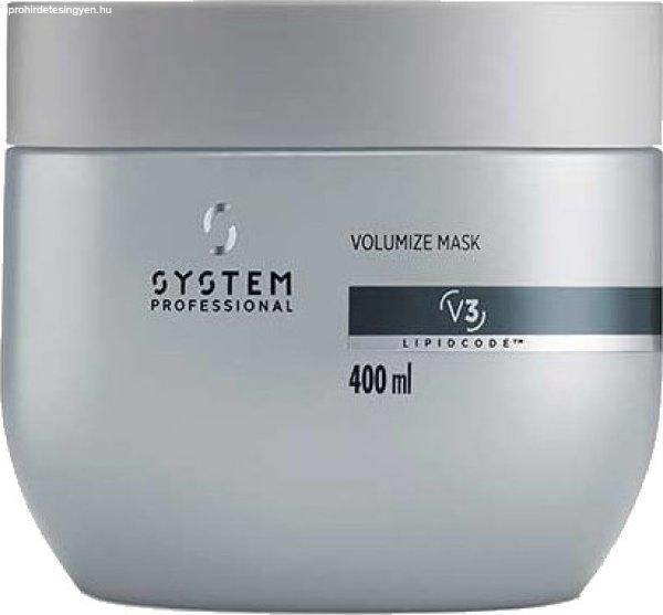 System Professional Volumennövelő hajmaszk (Volumize Mask) 400 ml