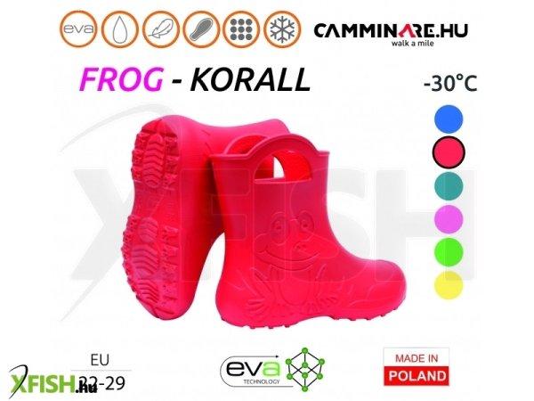 Camminare Frog Eva -30C Gyerek Csizma Korall 28-29