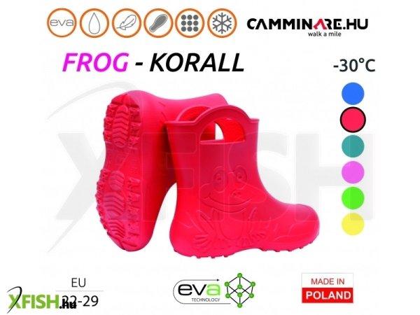 Camminare Frog Eva -30C Gyerek Csizma Korall 24-25