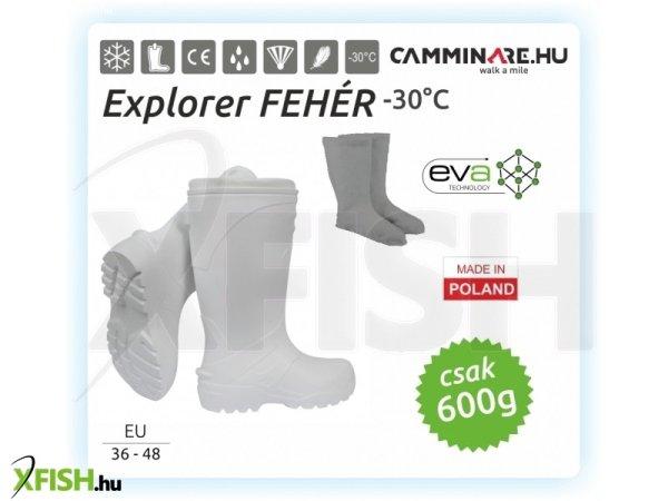 Camminare Explorer Eva -30C Horgász Csizma Fehér 47