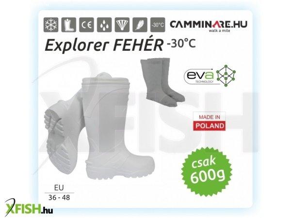 Camminare Explorer Eva -30C Horgász Csizma Fehér 40