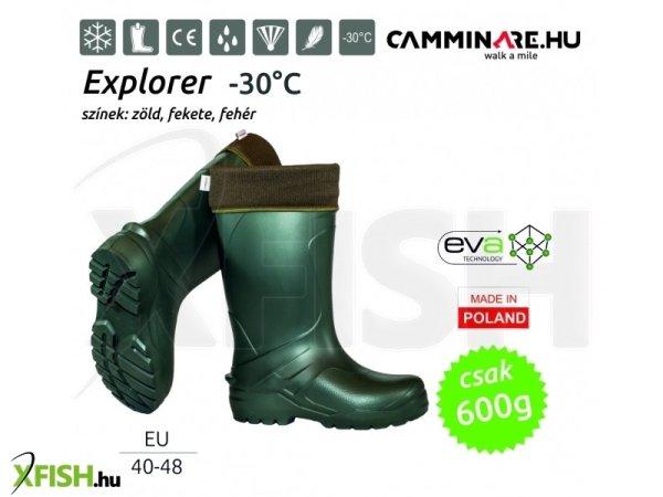 Camminare Explorer Eva -30C Horgász Csizma Zöld 37