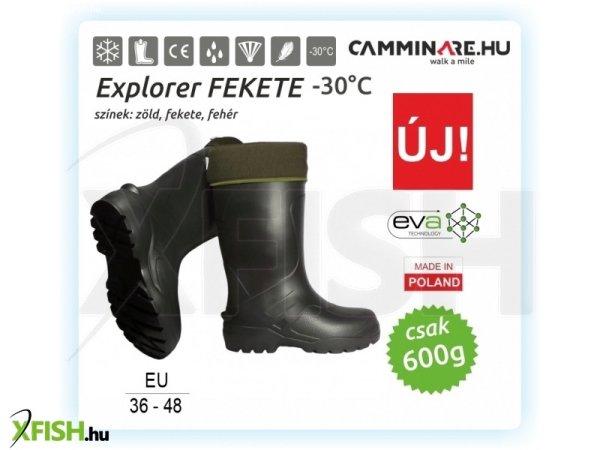 Camminare Explorer Eva -30C Horgász Csizma Fekete 40