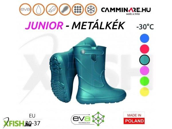 Camminare Junior Eva -30C Gyerek Csizma Metálkék 36-37