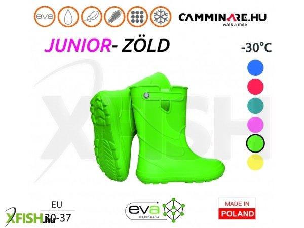 Camminare Junior Eva -30C Gyerek Csizma Zöld 36-37