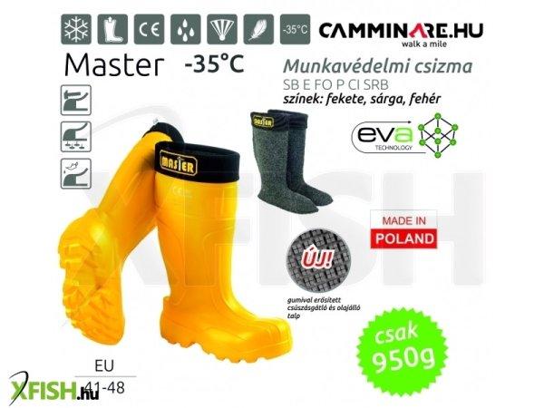 Camminare Master Eva -35C Horgász Csizma Sárga 41