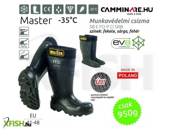 Camminare Master Eva -35C Horgász Csizma Fekete 41