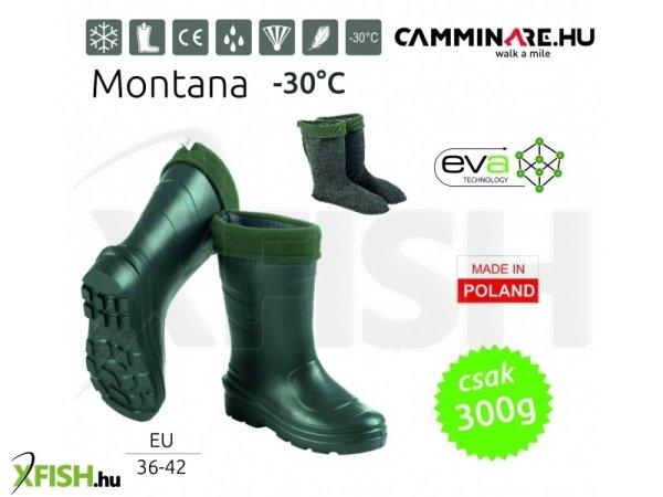 Camminare Montana -30C Női Eva Horgász Csizma Zöld 36