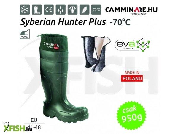 Camminare Syberian Hunter Plus Eva -70C Horgász Csizma Zöld 41