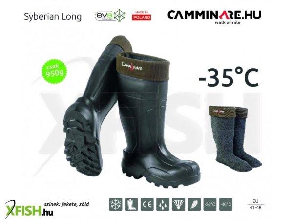 Camminare Syberian Long Eva -35C Horgász Csizma Fekete 44