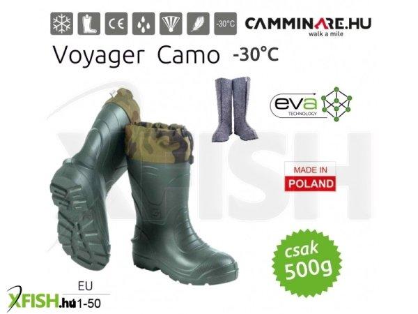 Camminare Voyager Camo Eva -30C Horgász Csizma Zöld 50