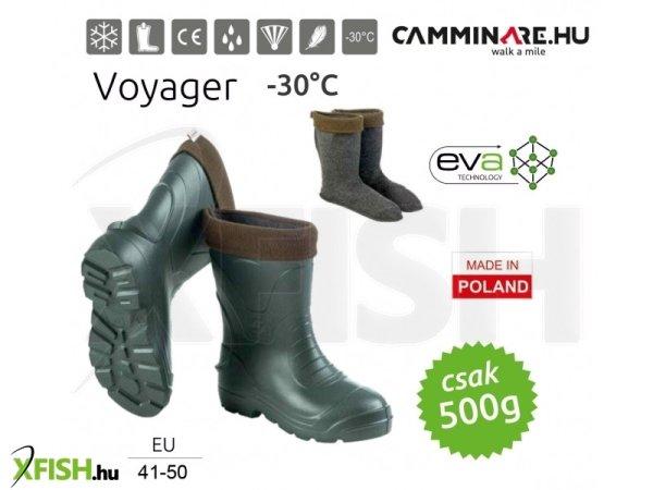 Camminare Voyager Eva -30C Horgász Csizma Zöld 41
