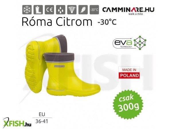 Camminare Róma -30C Női Eva Horgász Csizma Citrom 37